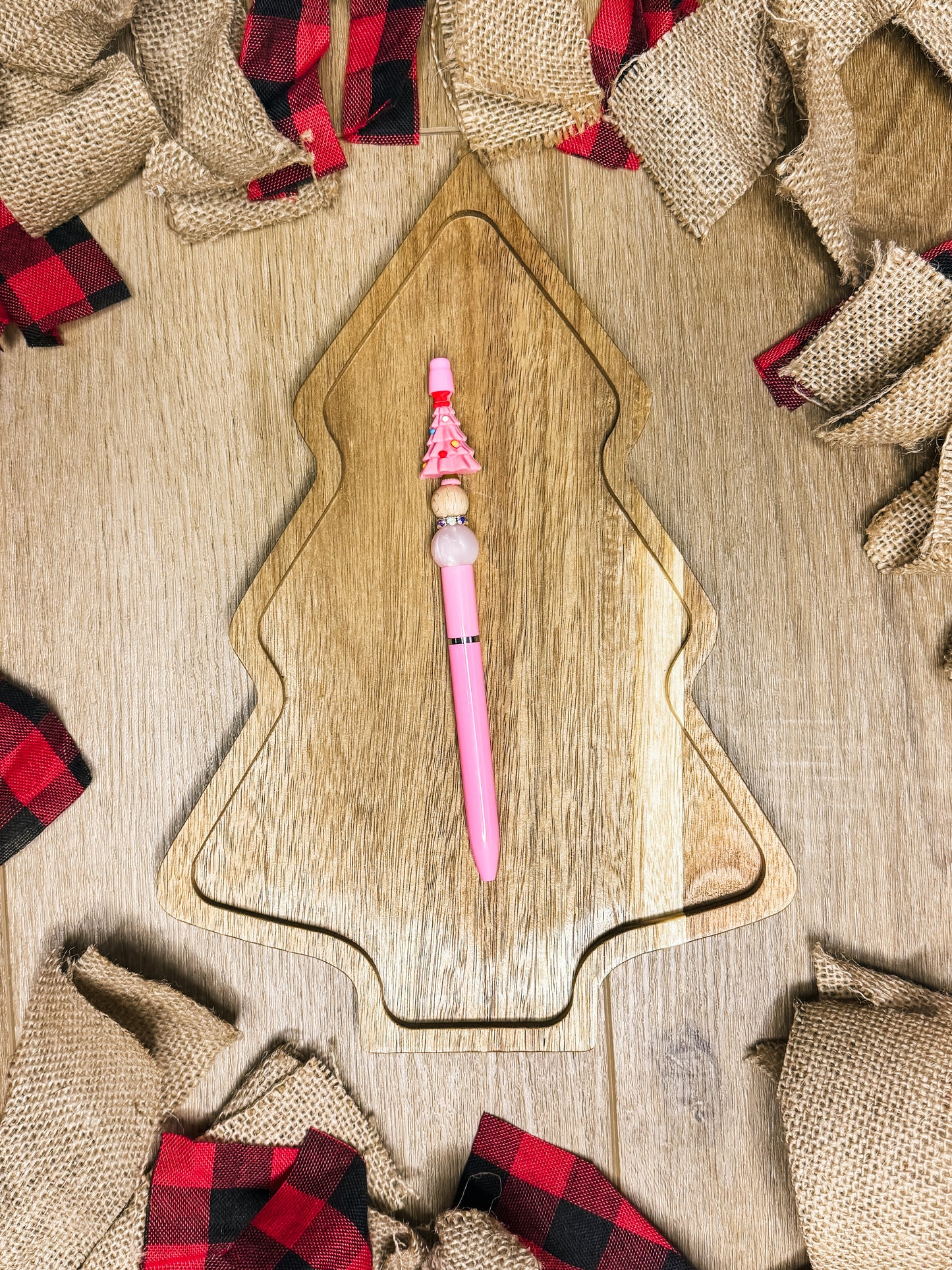 3D Pink Christmas Tree Pen