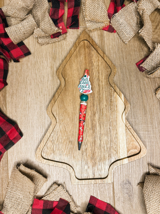 Christmas Stethoscope Tree Pen