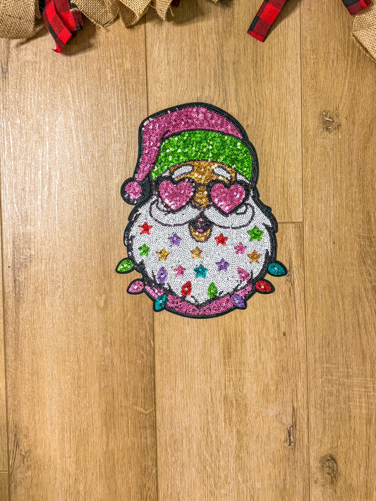 Bright Santa Chenille Patch