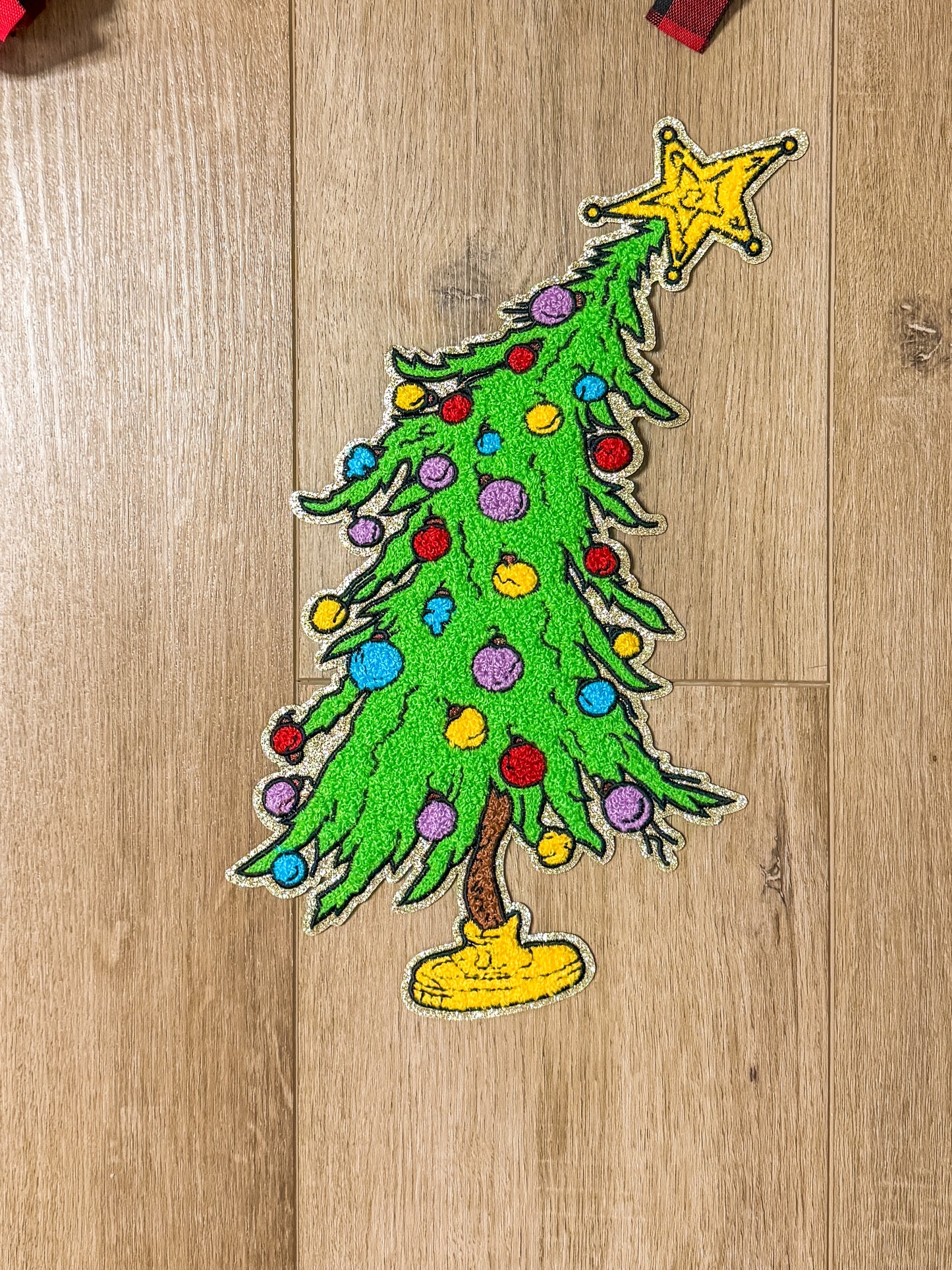 Bent Tree Chenille Patch