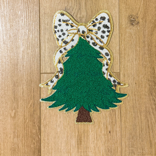 Christmas Tree Chenille Patch