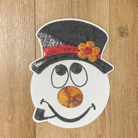 Snowman Chenille Patch