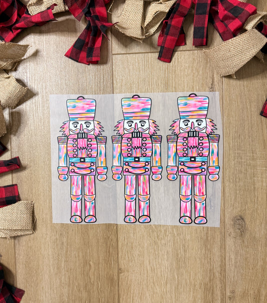3 Christmas Nutcrackers Print