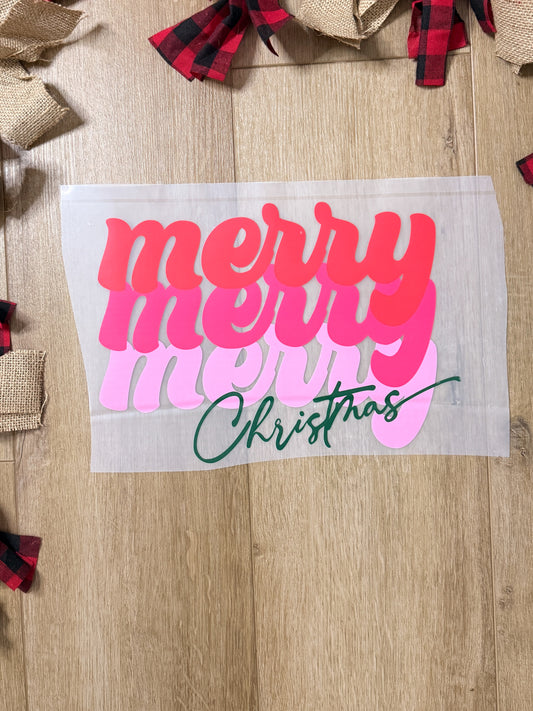 Merry Merry Merry Christmas| Apparel
