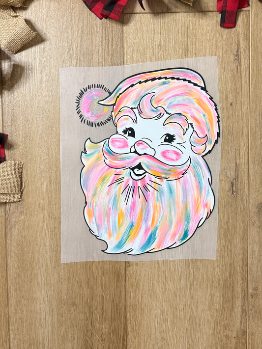 Watercolor Santa| Apparel