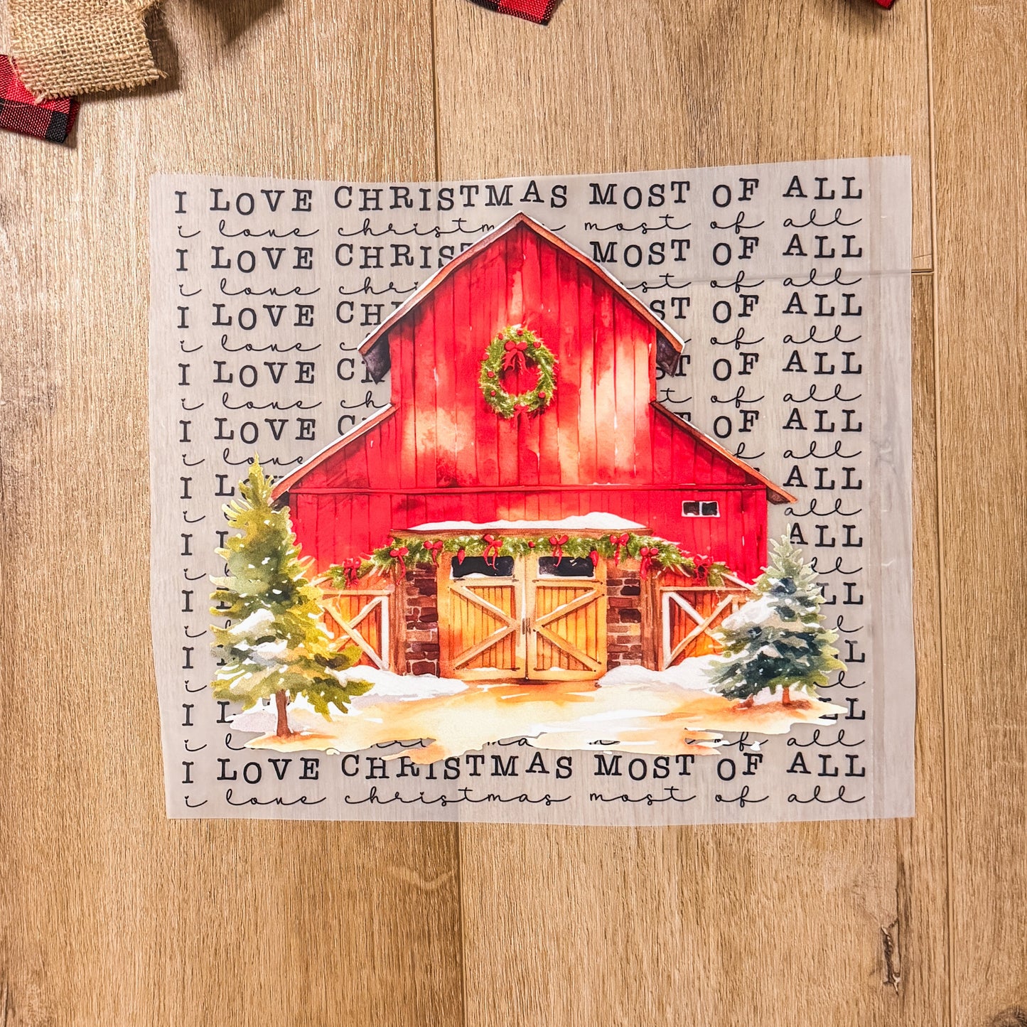 I Love Christmas Most of All| Apparel