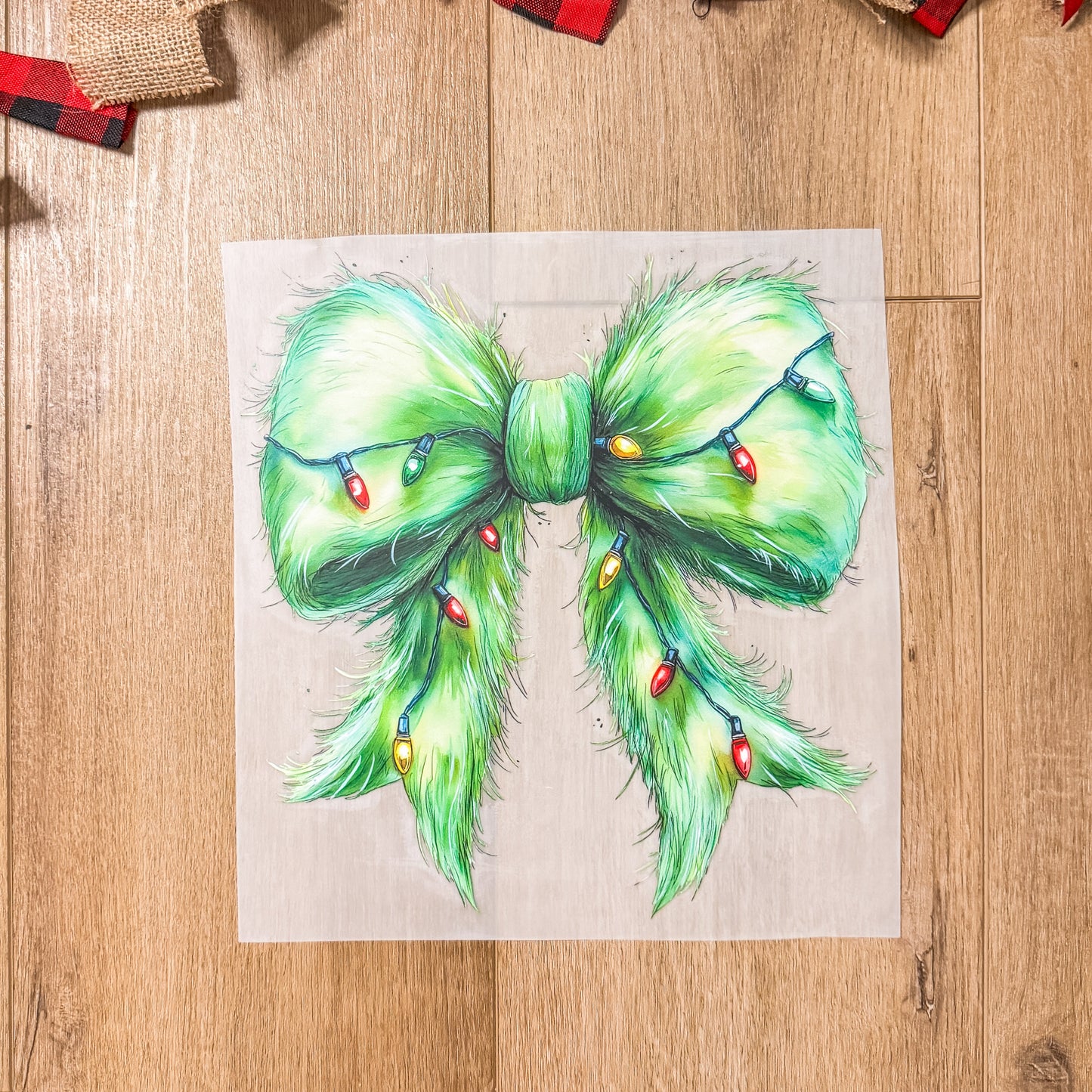 Grinch Bow| Apparel