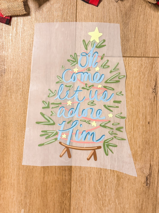 O Come let Us Adore Him| Apparel