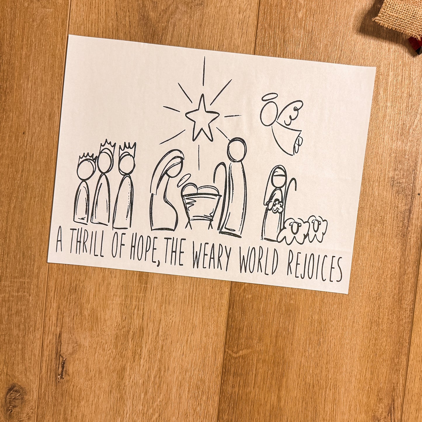 A Thrill of Hope| Apparel