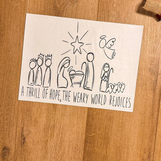 A Thrill of Hope| Apparel