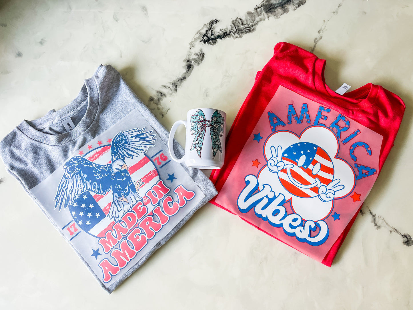 Made in America or America Vibes Tee| Adult or Youth