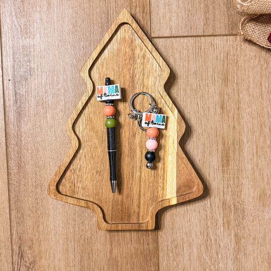 Mama of Twins Set| Pen + Keychain