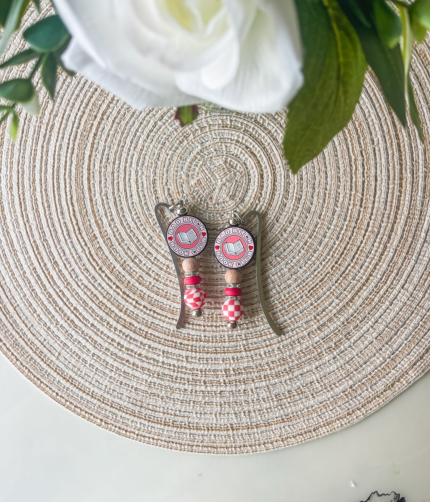 Bad B**ch Book Club| Beaded Keychain