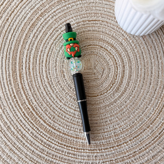 3D Leprechaun | Handmade Beaded Pen