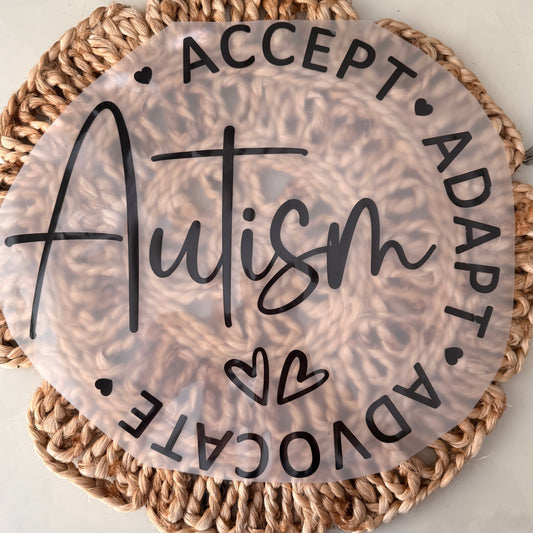 Autism | Accept Adapt Advocate | Adult Tshirt