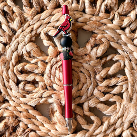 [3D] Cardinal | Beadable Pen