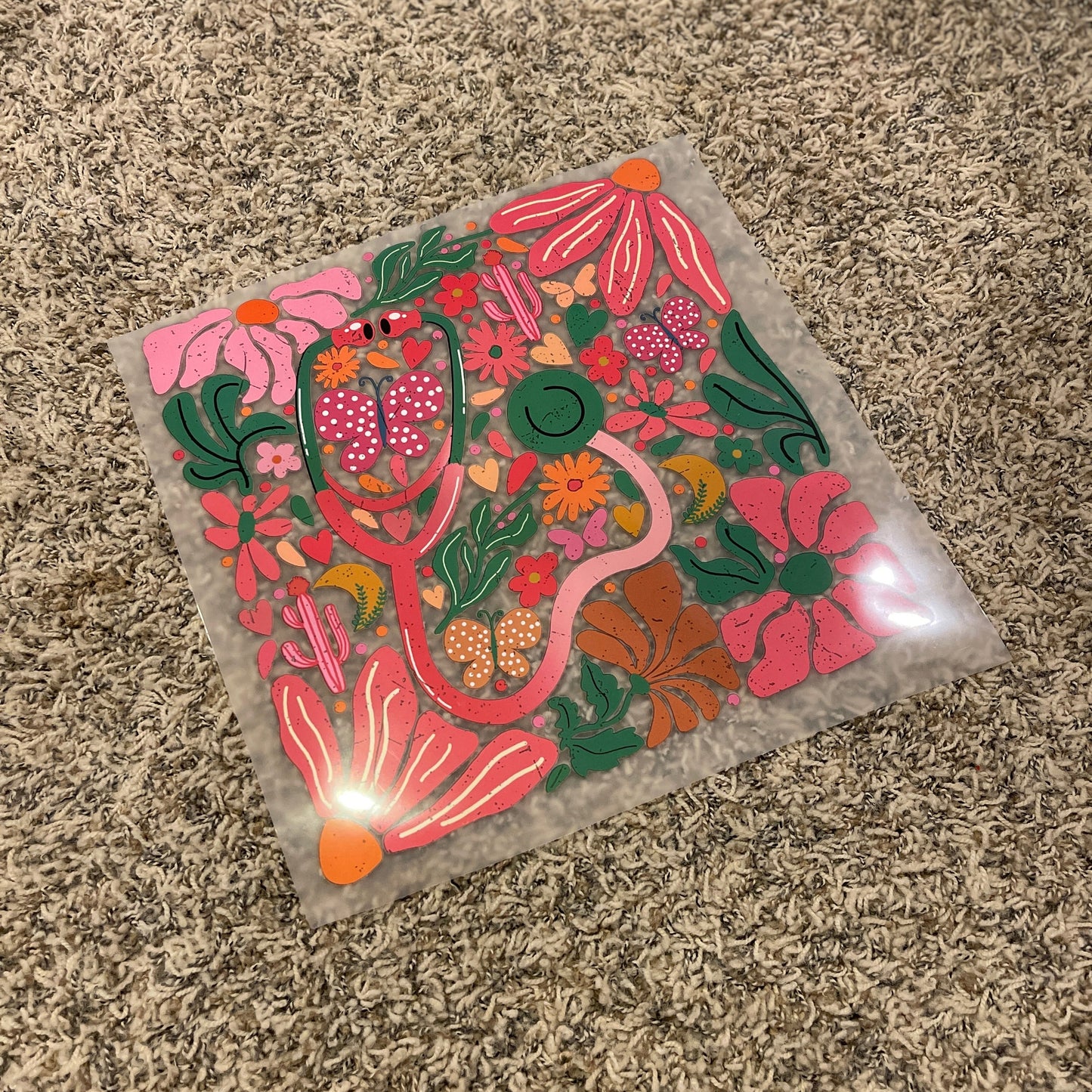 102| Floral Stethoscope