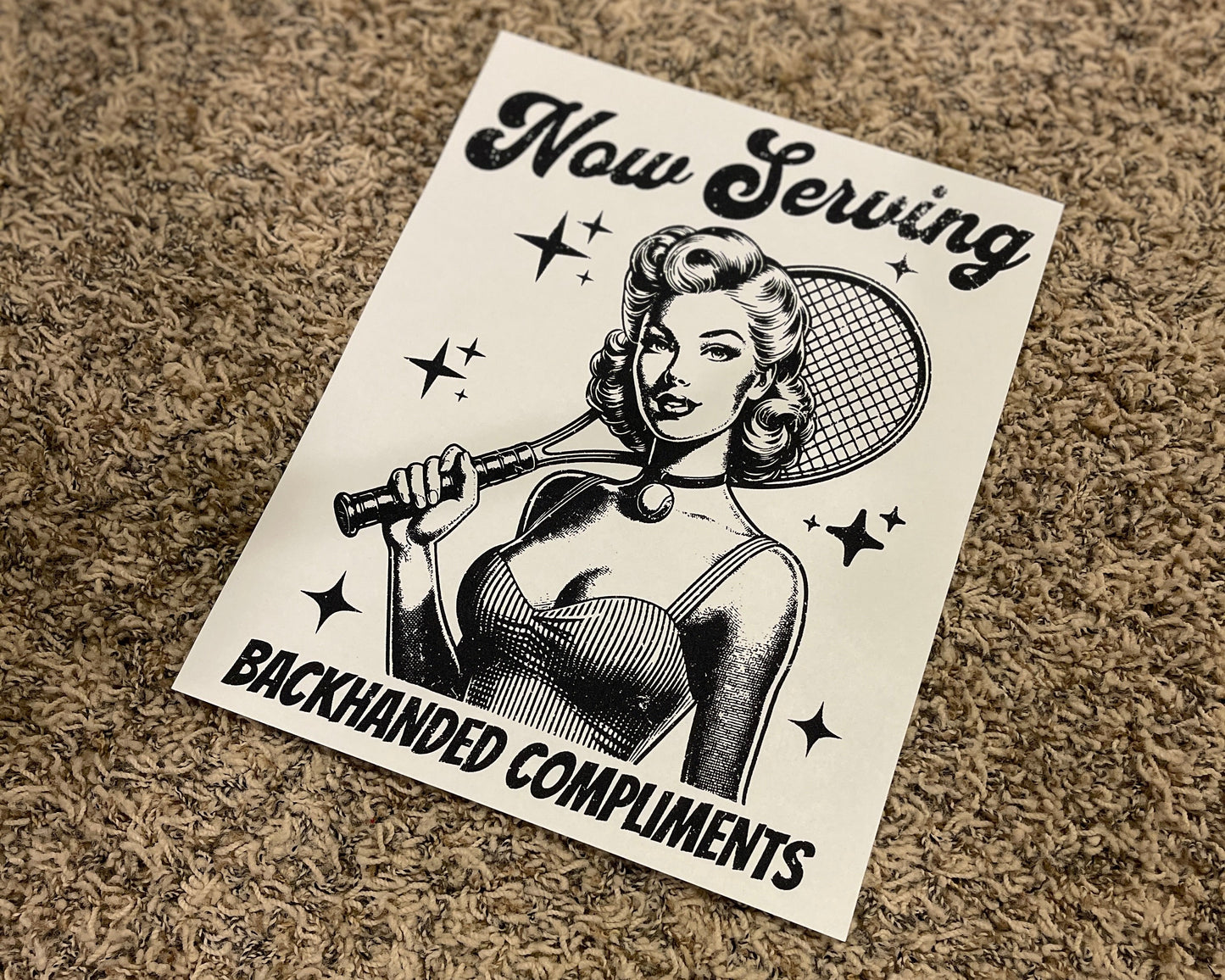 29| Now Serving Back Handed Compliments