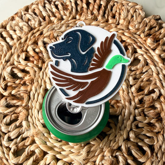 Hunting Dog & Duck | 3D Printed Pop Can Tab Opener