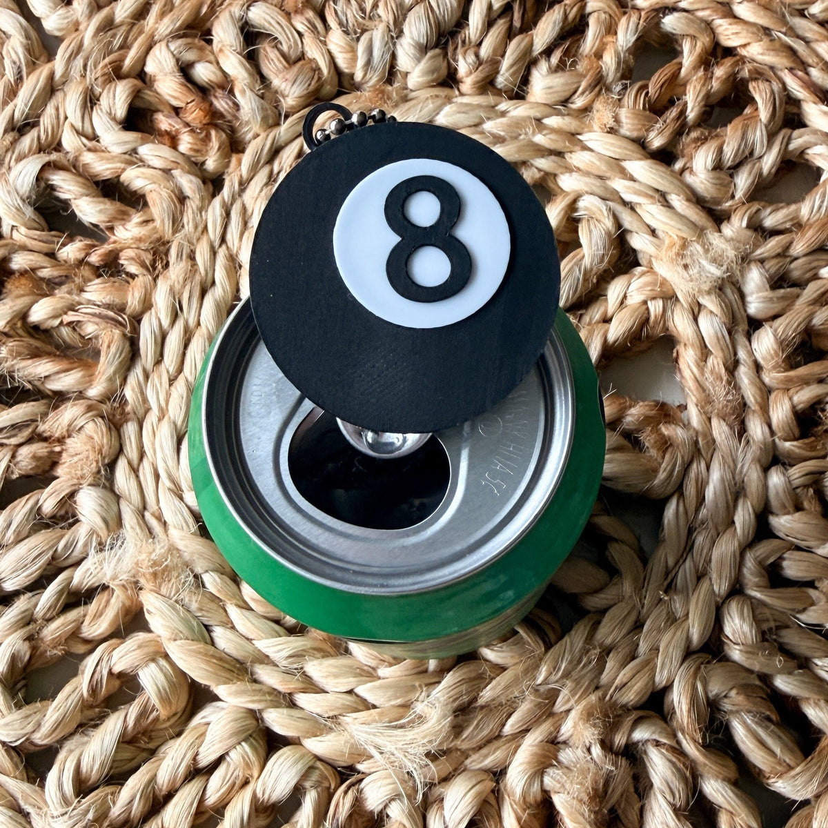 8 Ball | Pop Can Opener + Nail Saver