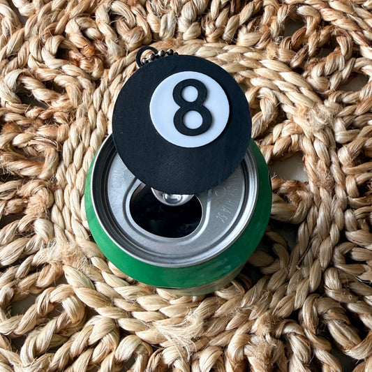 8 Ball | Pop Can Opener + Nail Saver