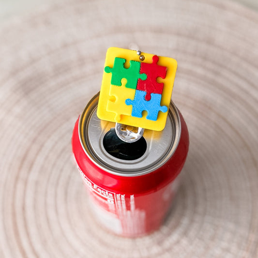 Autism Awareness Puzzle Piece | 3D Printed Pop Can Opener