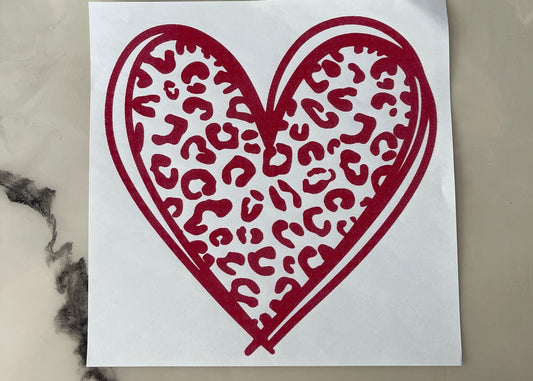 120| Leopard Heart [Print]- Youth