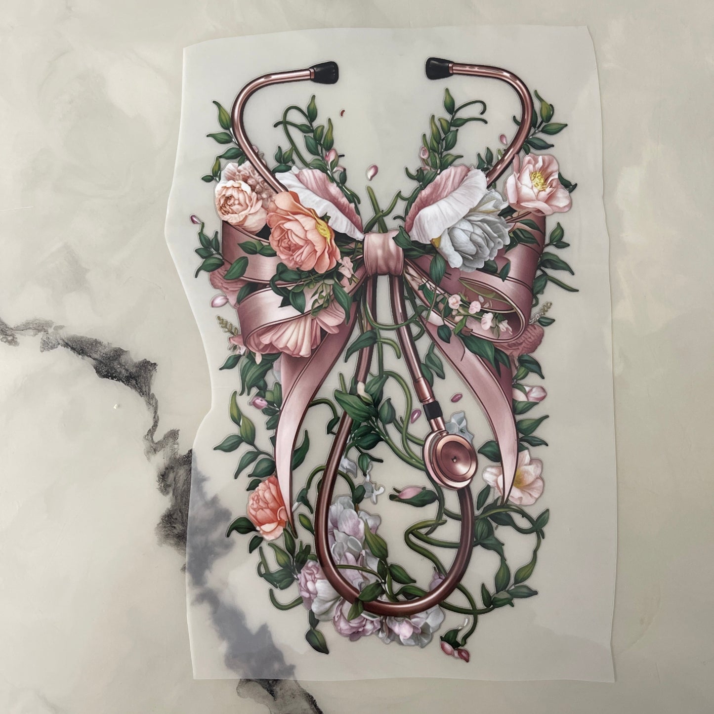 130| Stethoscope [Floral]