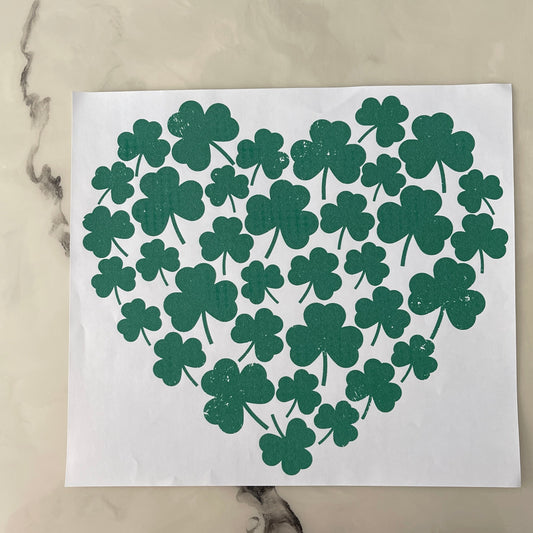 Clover Heart [Green Ink]