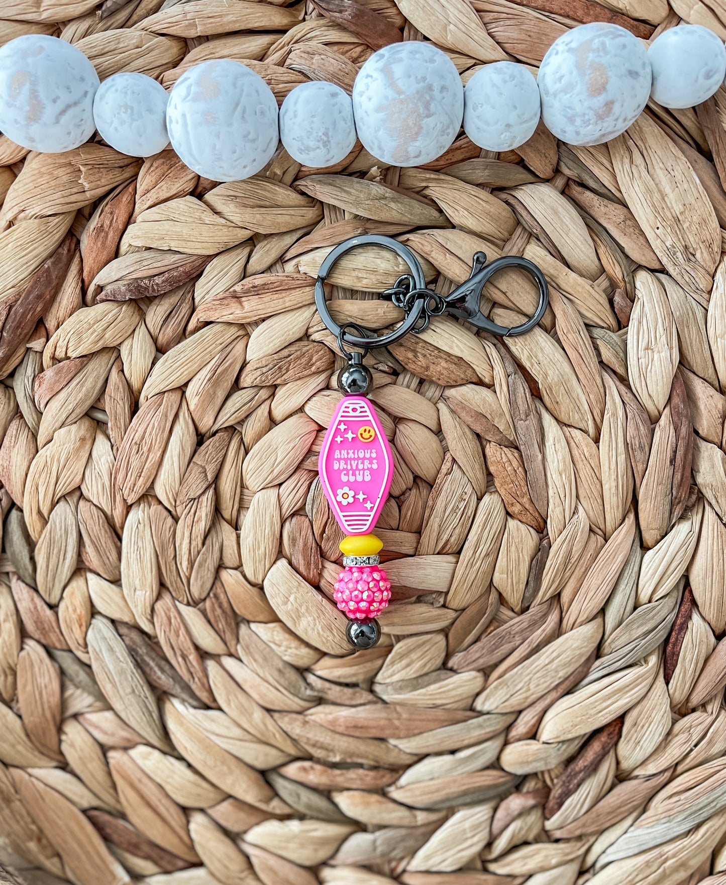 Silicone Motel Keychain