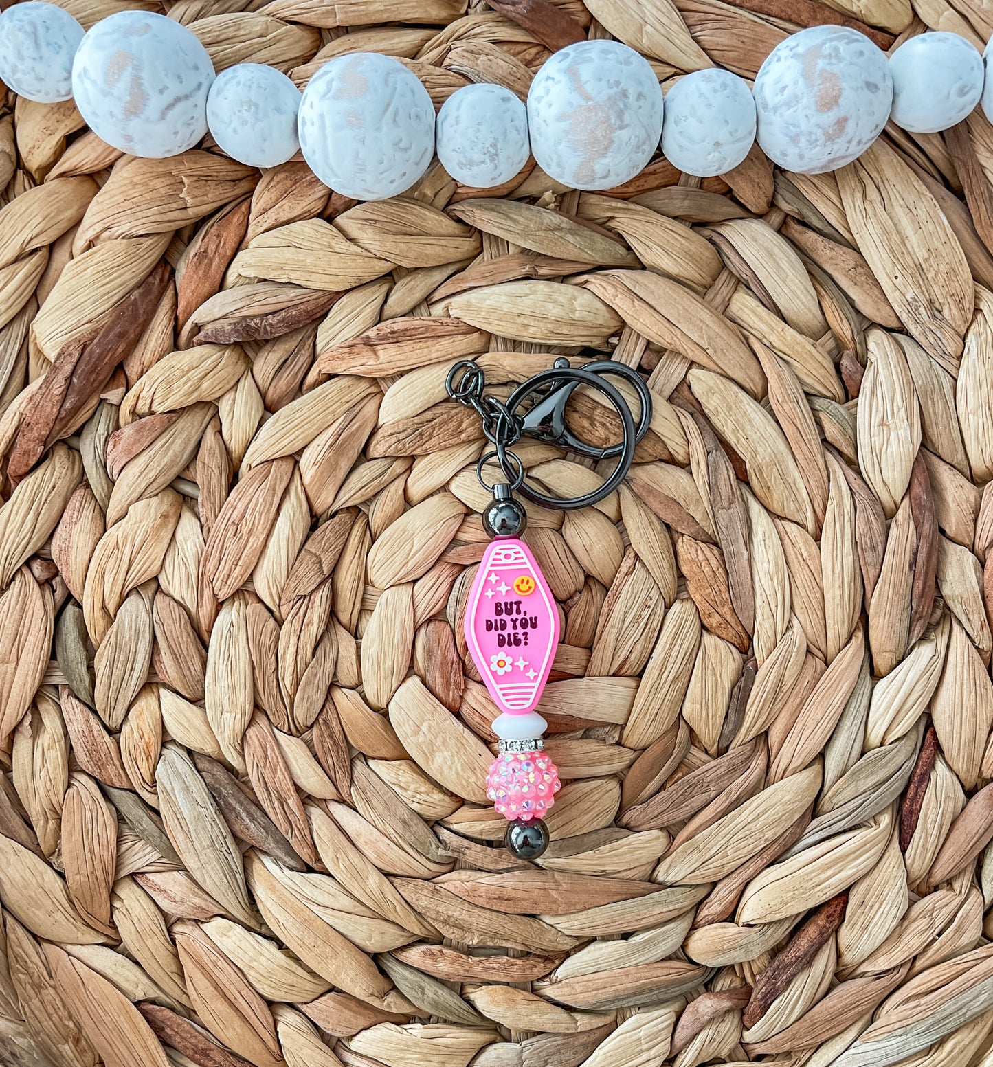 Silicone Motel Keychain