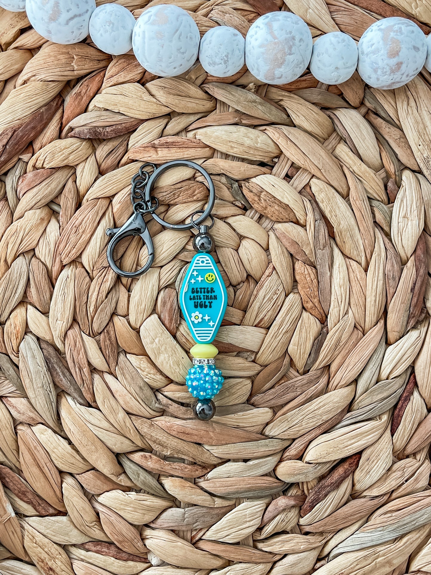 Silicone Motel Keychain